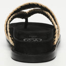 White Sun - Mules Caelum - Ante de cabra negro - Negro+Beige