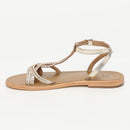 Sol Blanco - Sandalias Faelina - Gold Buff - Oro