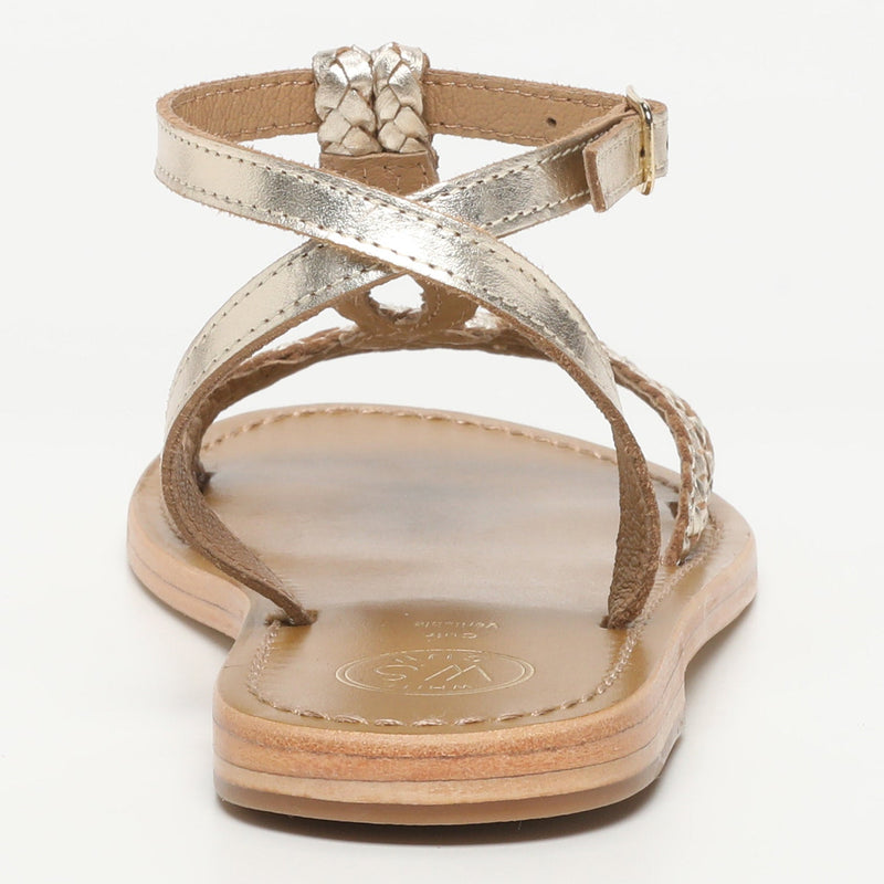 Sol Blanco - Sandalias Faelina - Gold Buff - Oro
