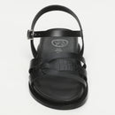Lunara Sandals - Black Croco