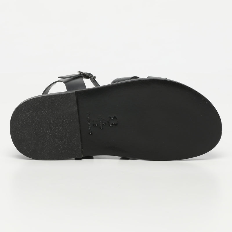 Lunara Sandals - Black Croco