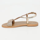 Queniva Sandals - Gold