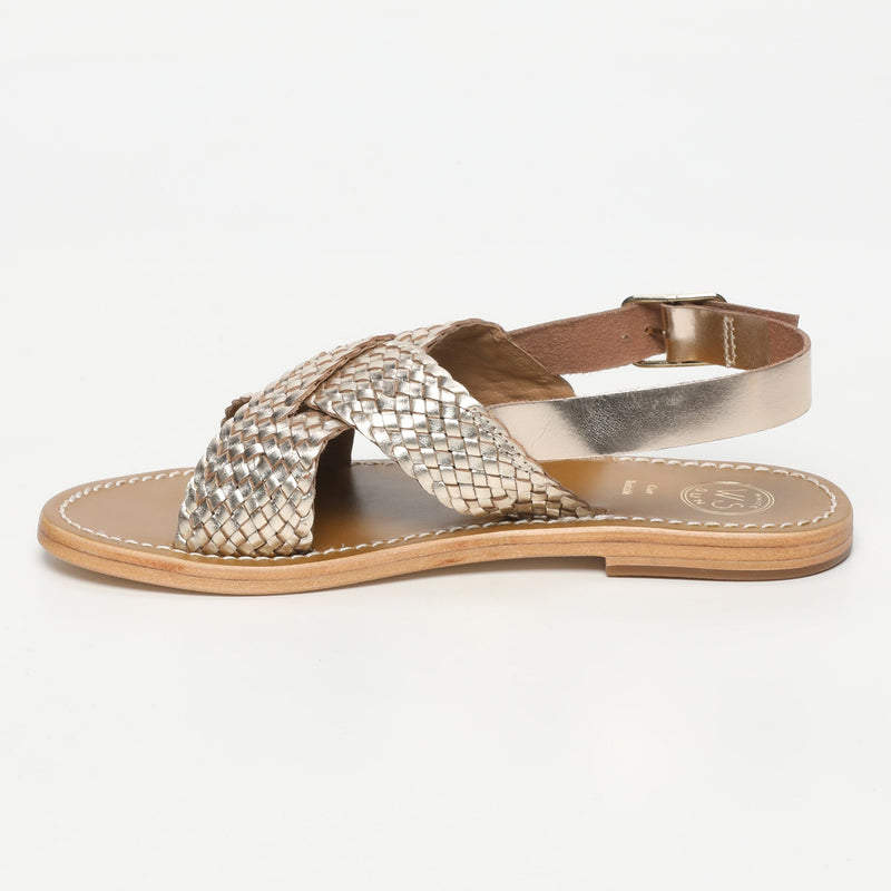 Sol Blanco - Sandalias Monica - Dorado Buff - Dorado