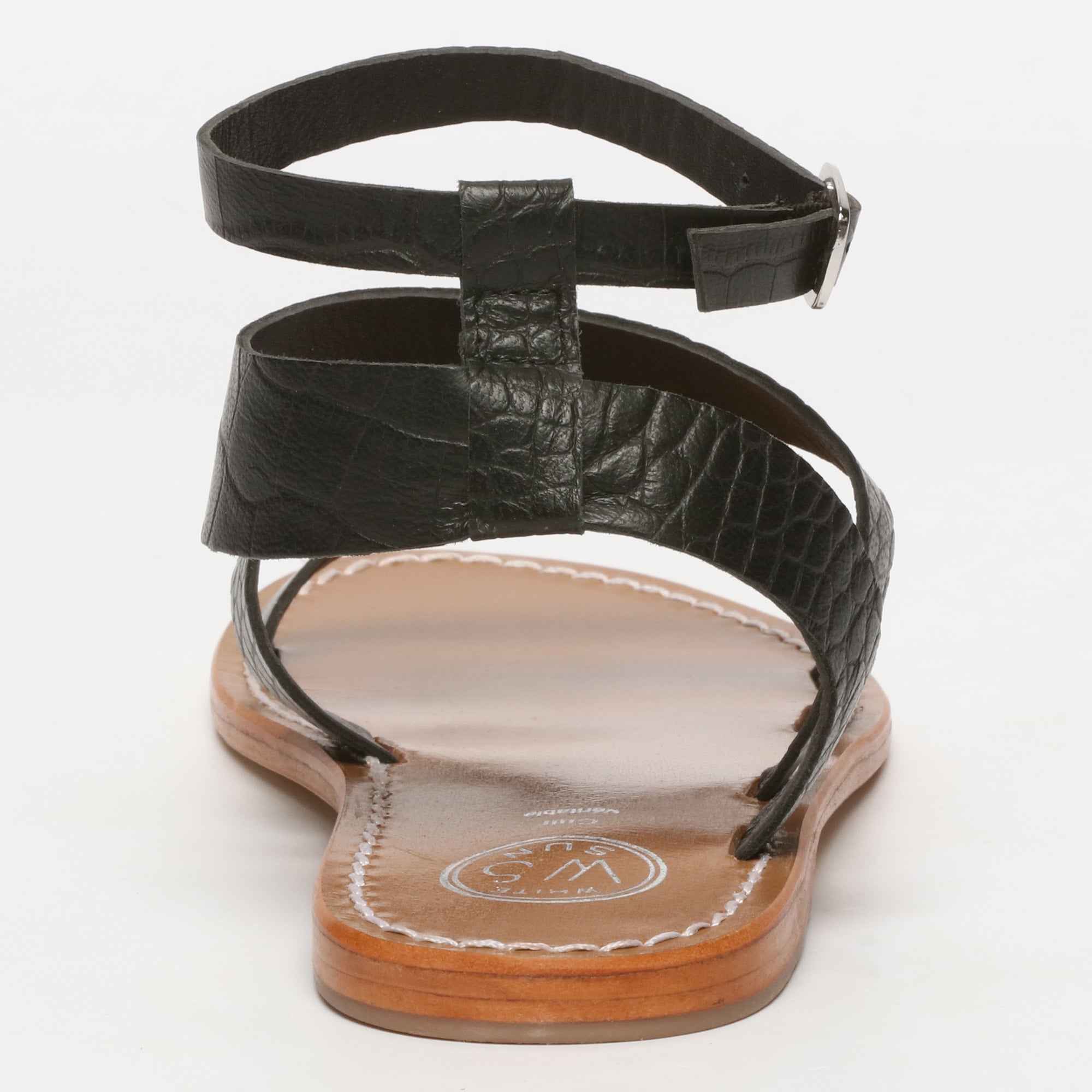 Sandalias Oasis - Black Croco