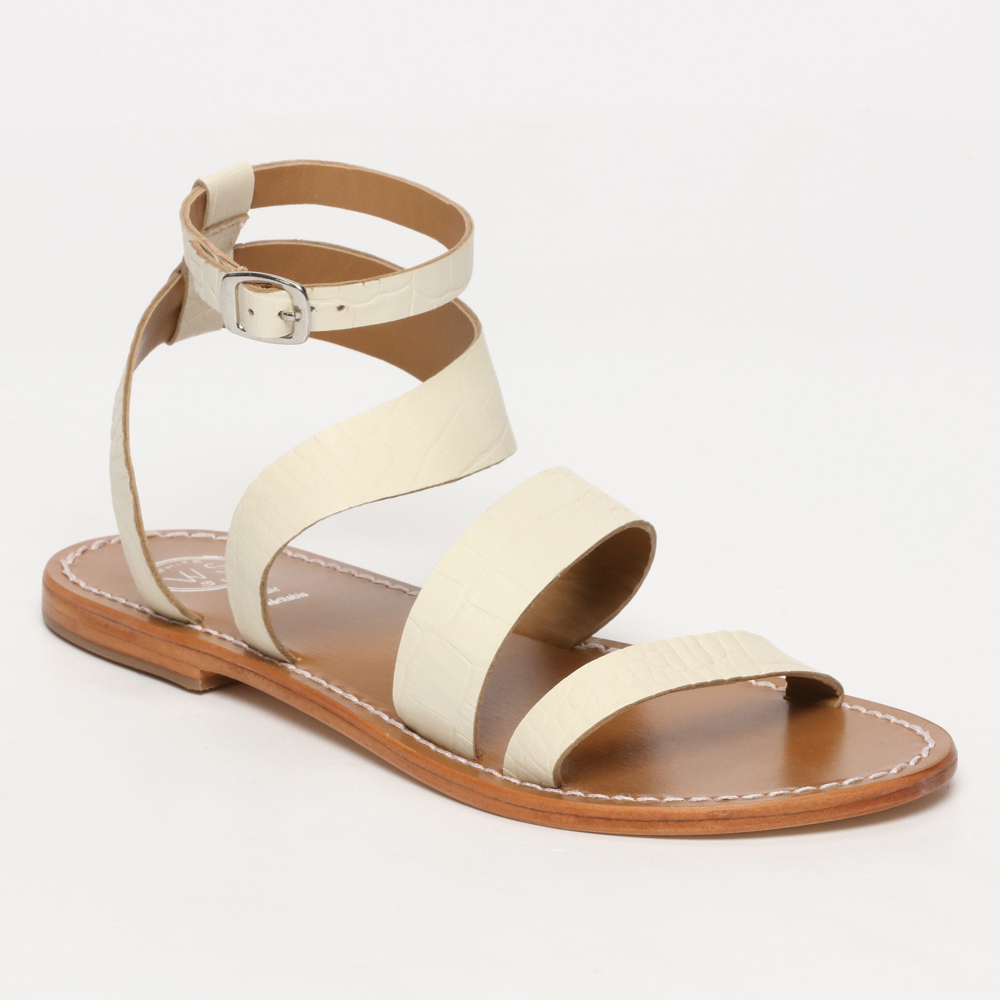 Sandalias Oasis - White Croco