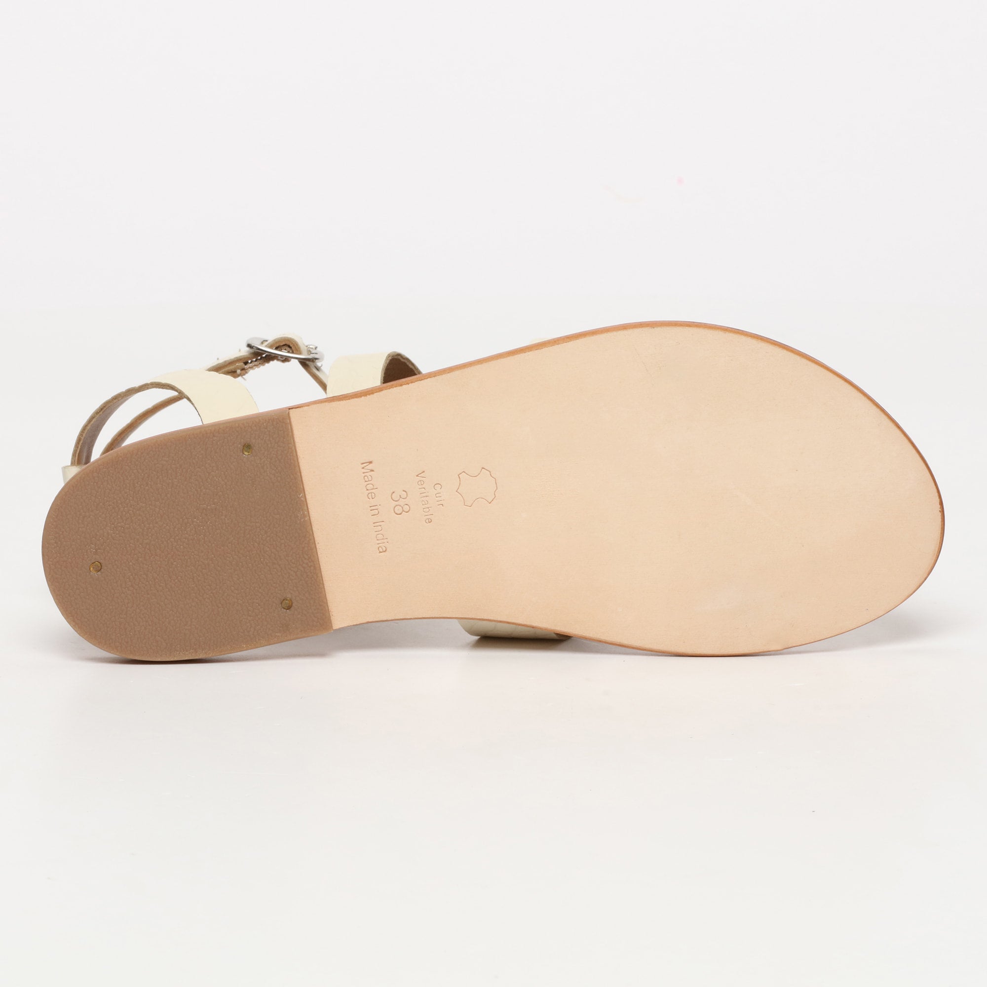 Sandalias Oasis - White Croco