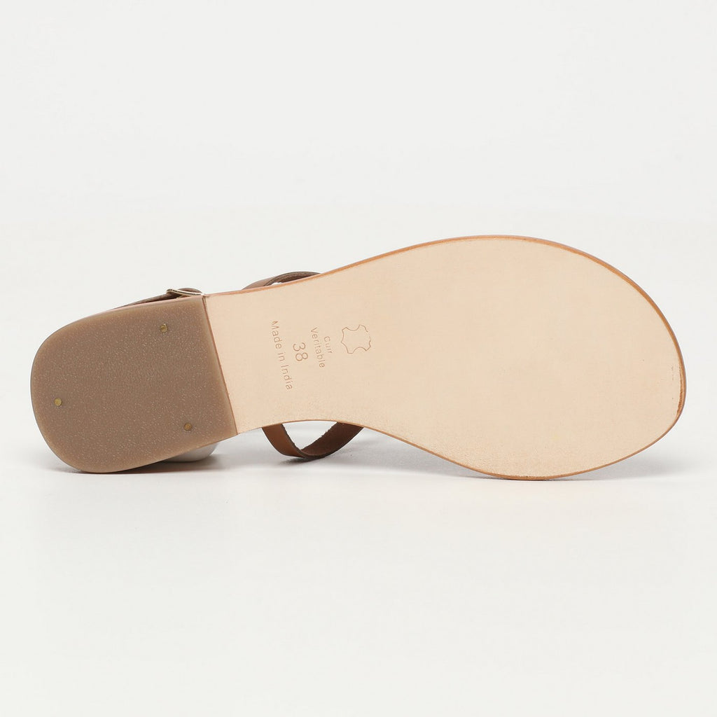 Sandalias Menta - Camel