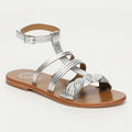 Sandalias Carmesi - Silver