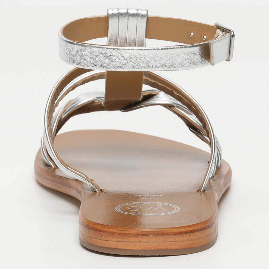 Sandalias Carmesi - Silver