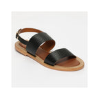 Giovanna Sandals - Black Croco