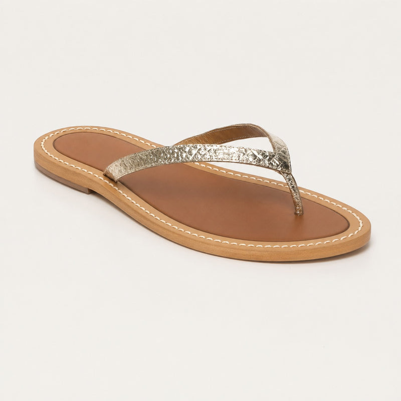 Sandales Dariela - Light Gold Croco