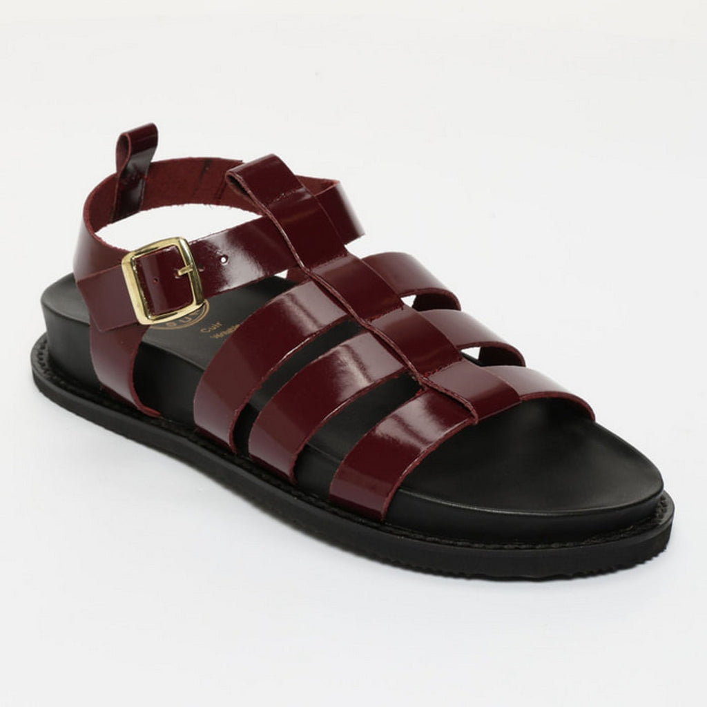 Sandalias Tyler - Black Berry Patent