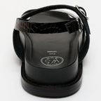 Sandalias Zeneta - Black Patent Croco
