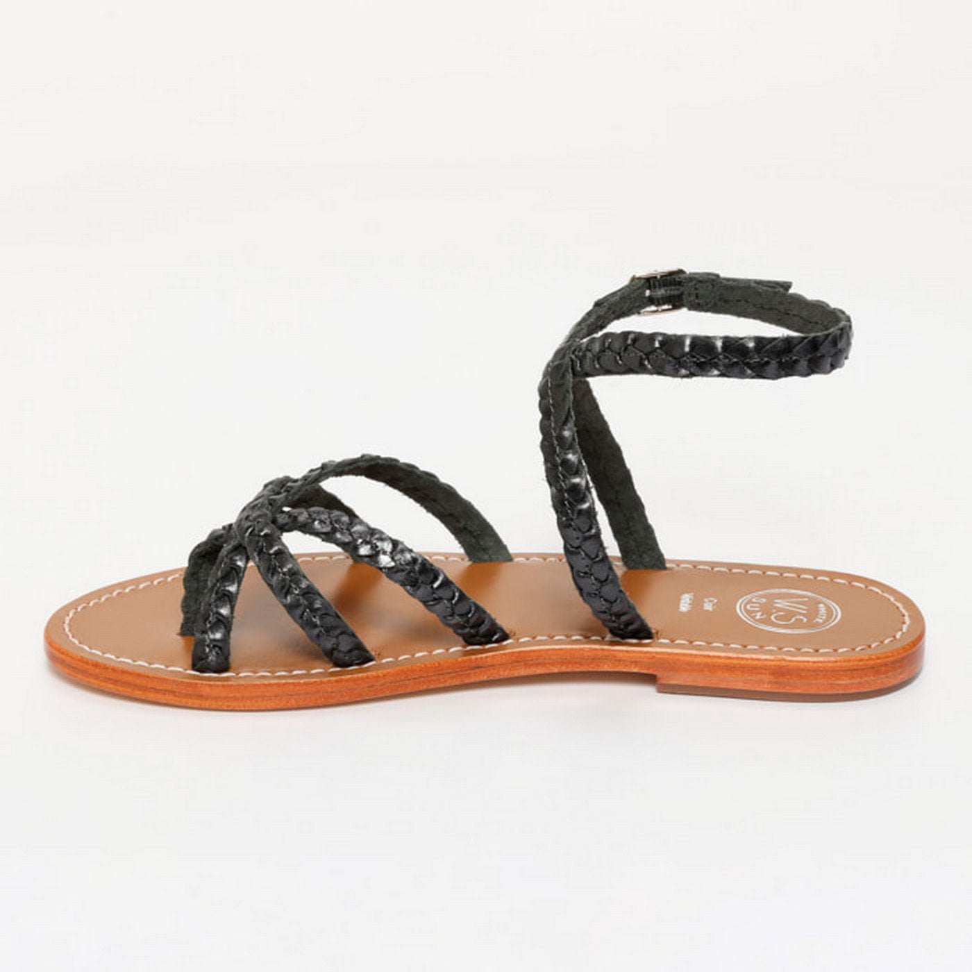 Sandalias Perla - Black Metal