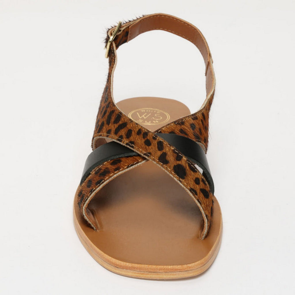 Sampaya Sandals - Leopard+Black