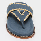 Sandalias Caelum - Denim Blue+Beige