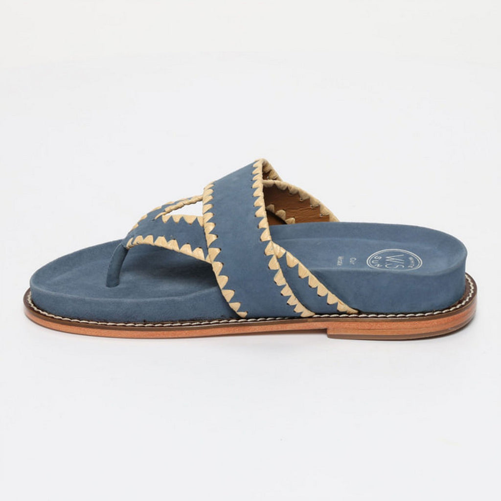 Sandalias Caelum - Denim Blue+Beige