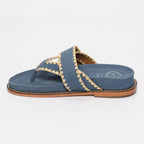 Sandalias Caelum - Denim Blue+Beige