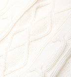 Jersey Src Cableknit - Cream/Clean Mint - Mujer
