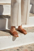 Candida Mules - Camel