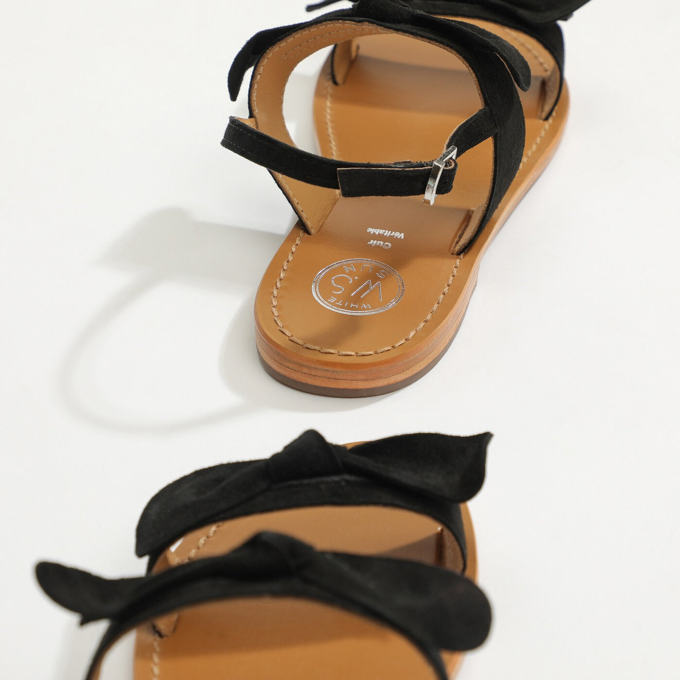 White Sun - Indah Sandals - Black - Women
