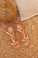 Sandalias Juno - Oro rosa