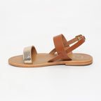 Bursa Sandals - Gold+Camel