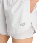 Short Femme New Balance SPORT ESSENTIAL 2-EN-1 3
