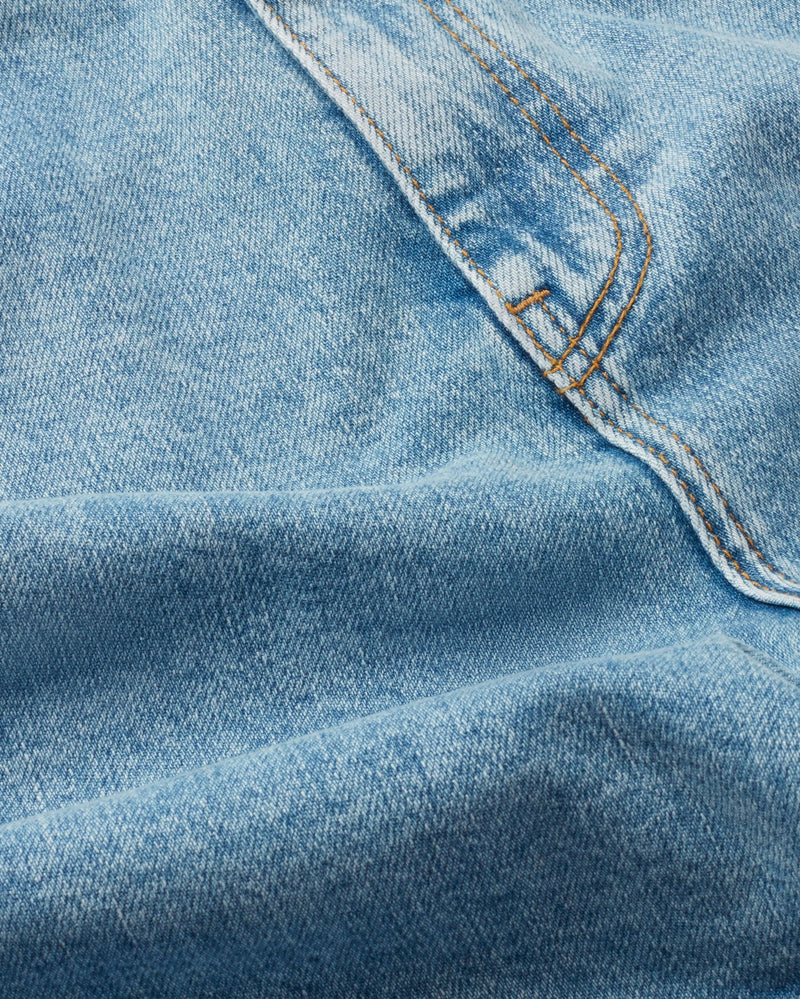 Falda Marsha light denim Marsha sostenible  - silueta 2