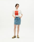 Falda Marsha light denim Marsha sostenible -2