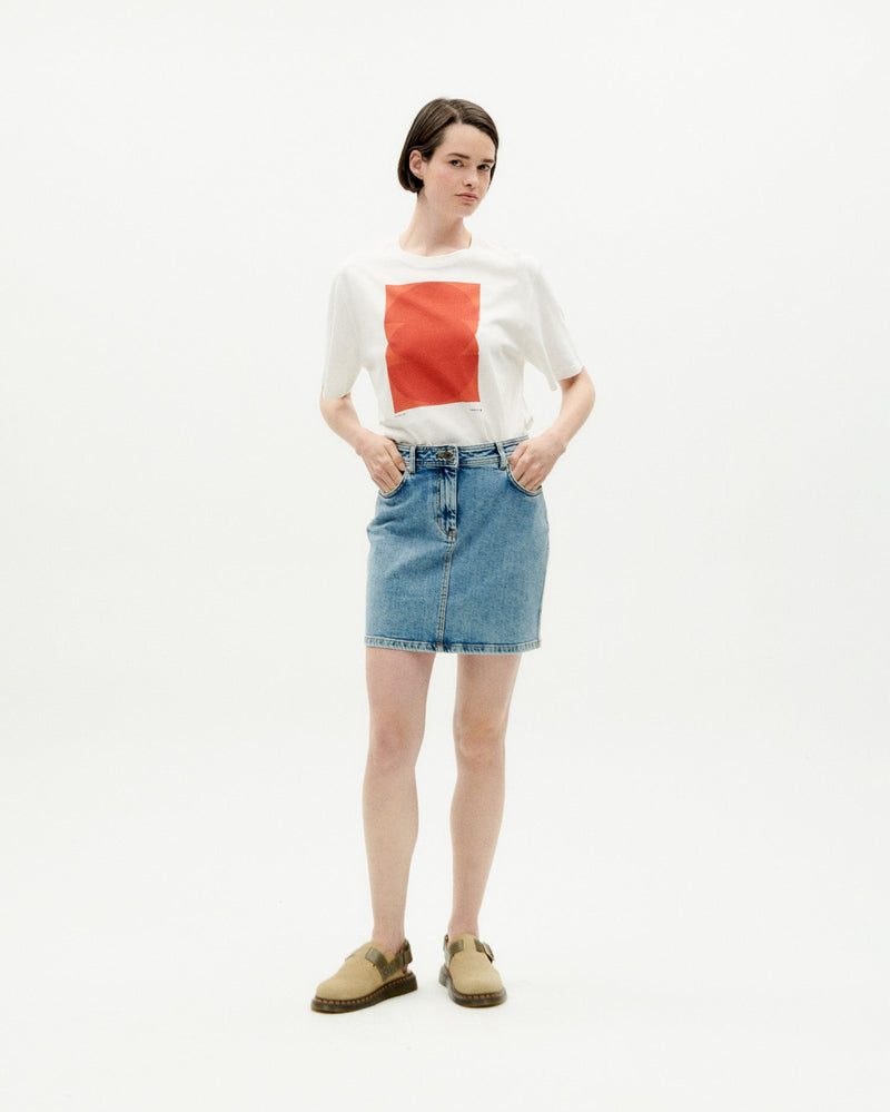 Falda Marsha light denim Marsha sostenible -2