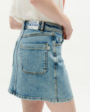 Falda Marsha light denim Marsha sostenible -3