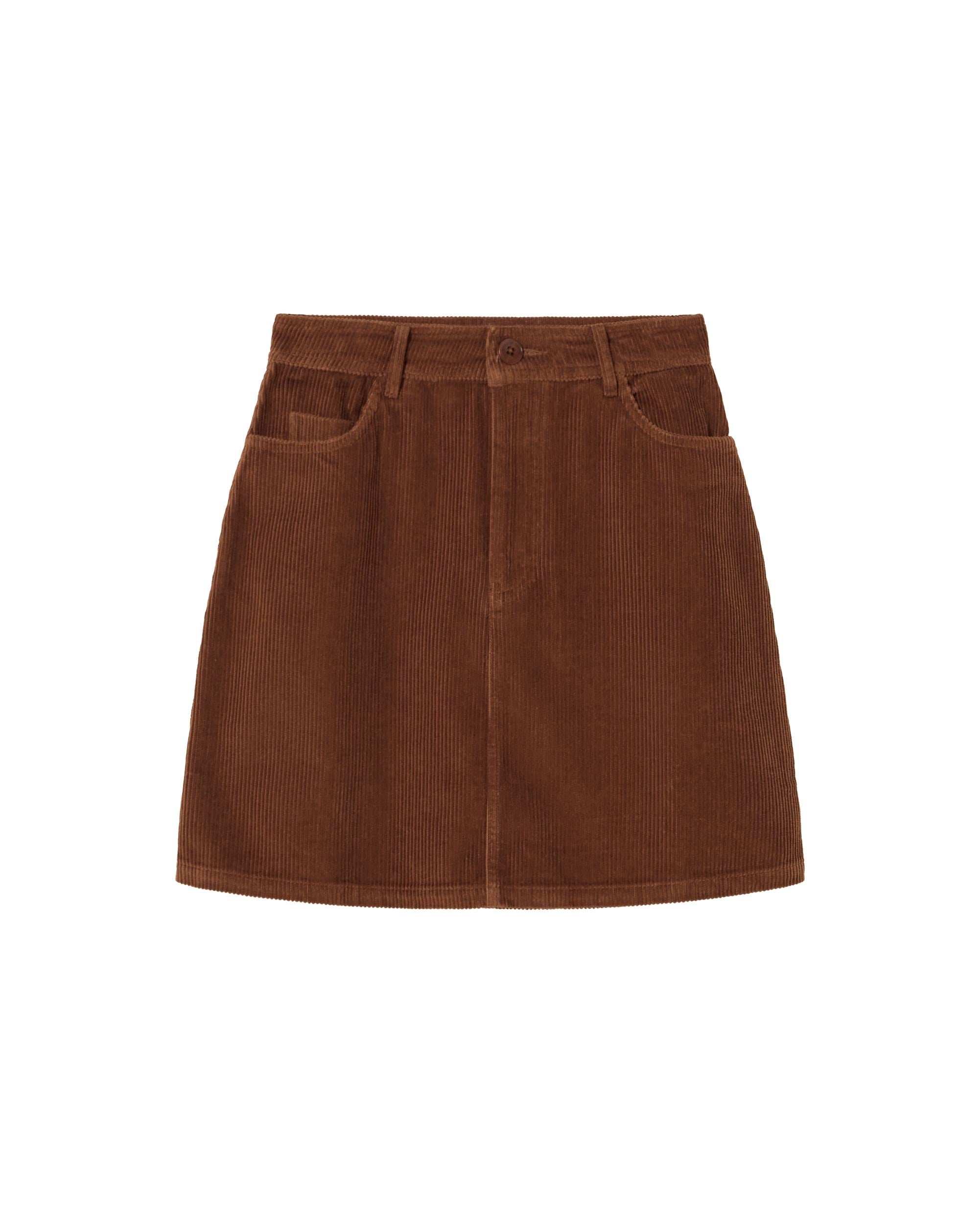 Marsha Brown Corduroy Skirt