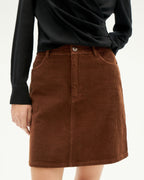Marsha Brown Corduroy Skirt