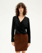 Marsha Brown Corduroy Skirt
