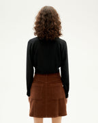 Marsha Brown Corduroy Skirt