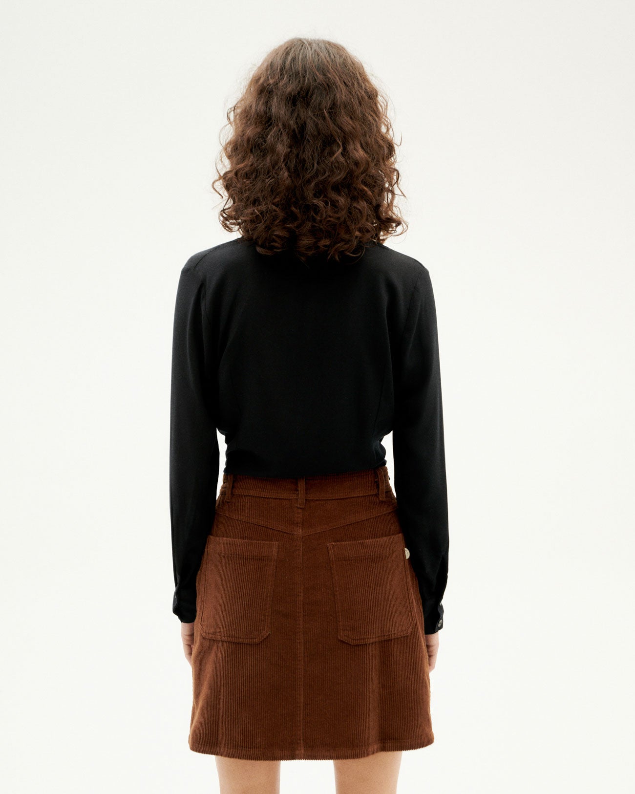 Marsha Brown Corduroy Skirt