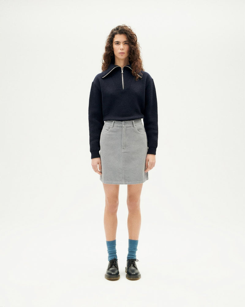 Falda gray pana Marsha sostenible-2