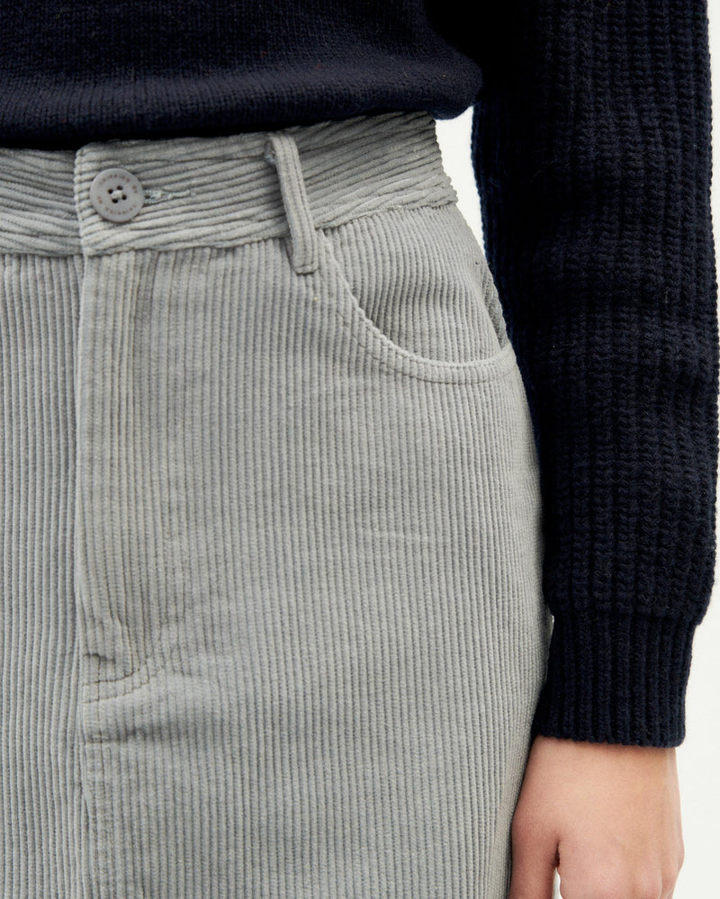 Falda gray pana Marsha sostenible-3