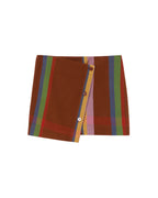 Charlie Iggy Blanket Skirt - Brown