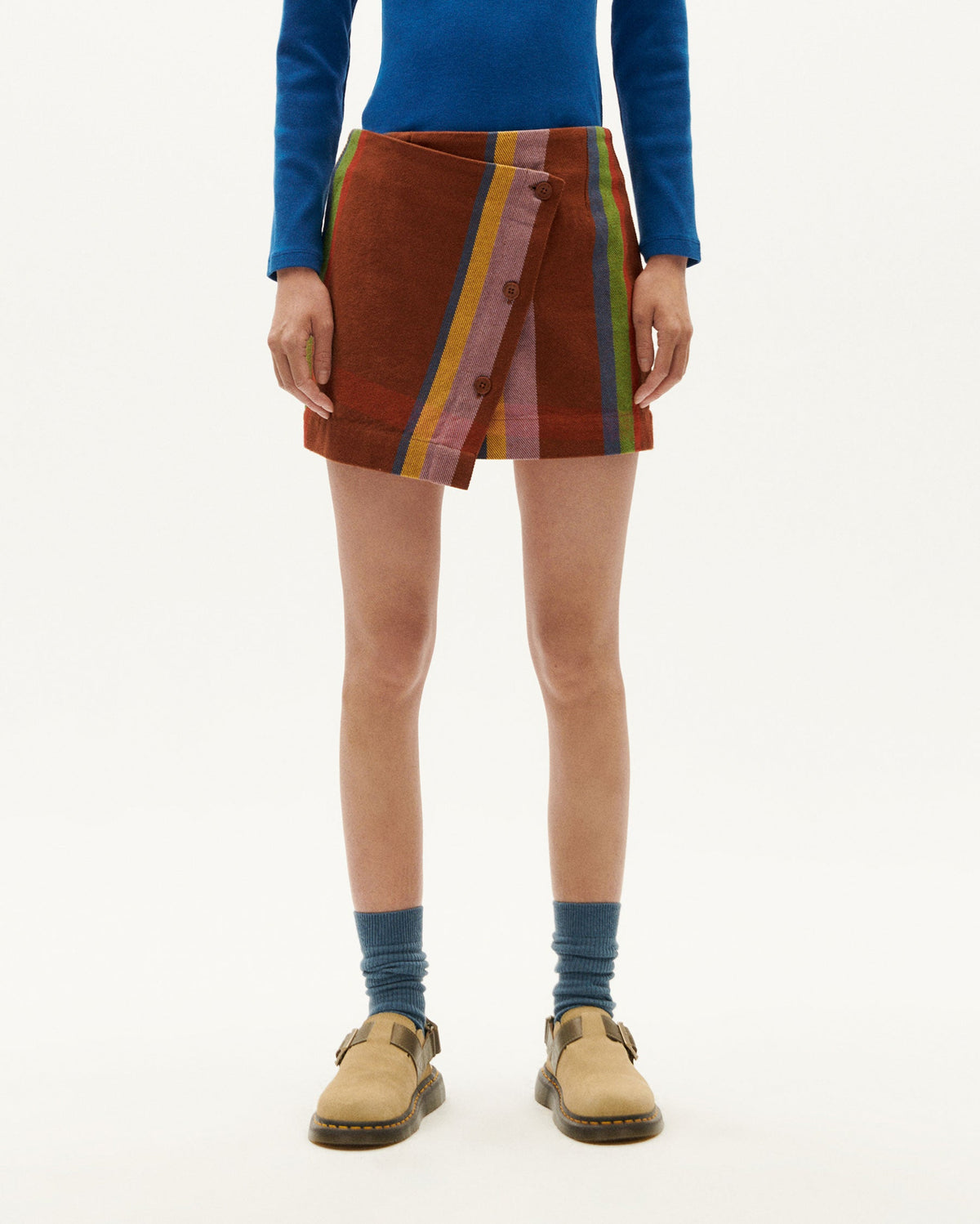 Charlie Iggy Blanket Skirt - Brown