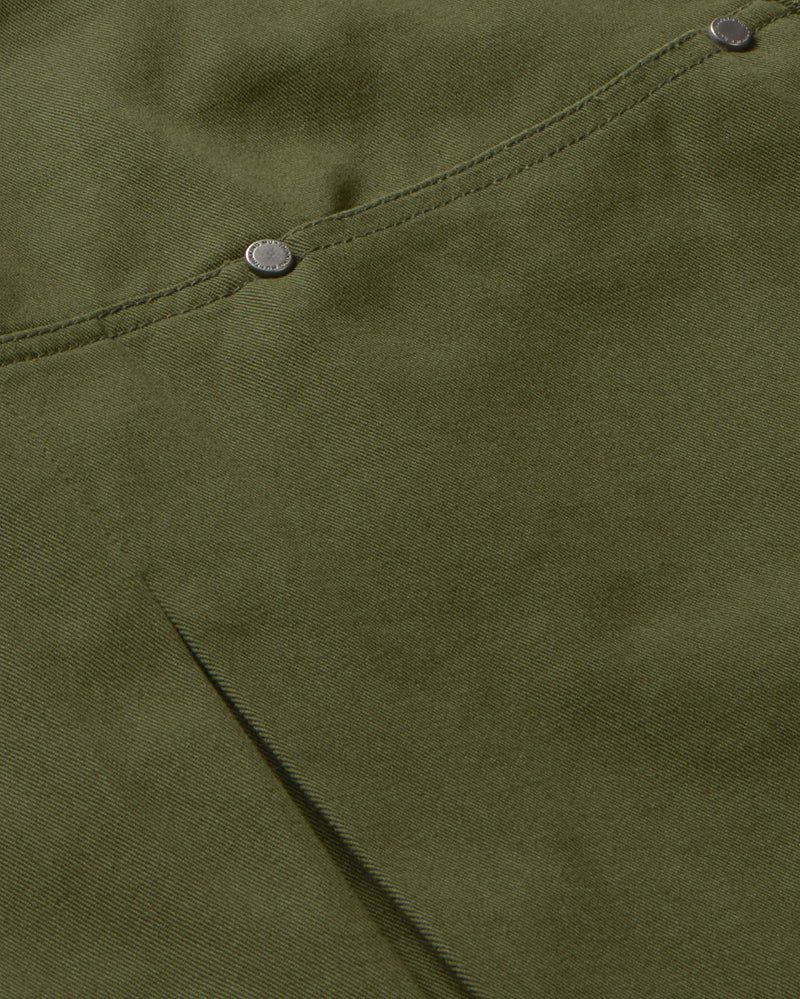 Falda verde Mabel sostenible - silueta 2