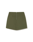 Falda verde Mabel sostenible - silueta 3