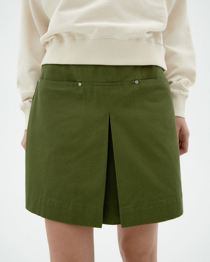 Falda verde Mabel sostenible-3