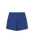 Minigonna a pieghe Mabel - Blu