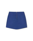 Falda azul Mabel sostenible - silueta 3