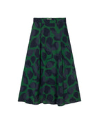 Falda verde leaf Tora sostenible - silueta 2