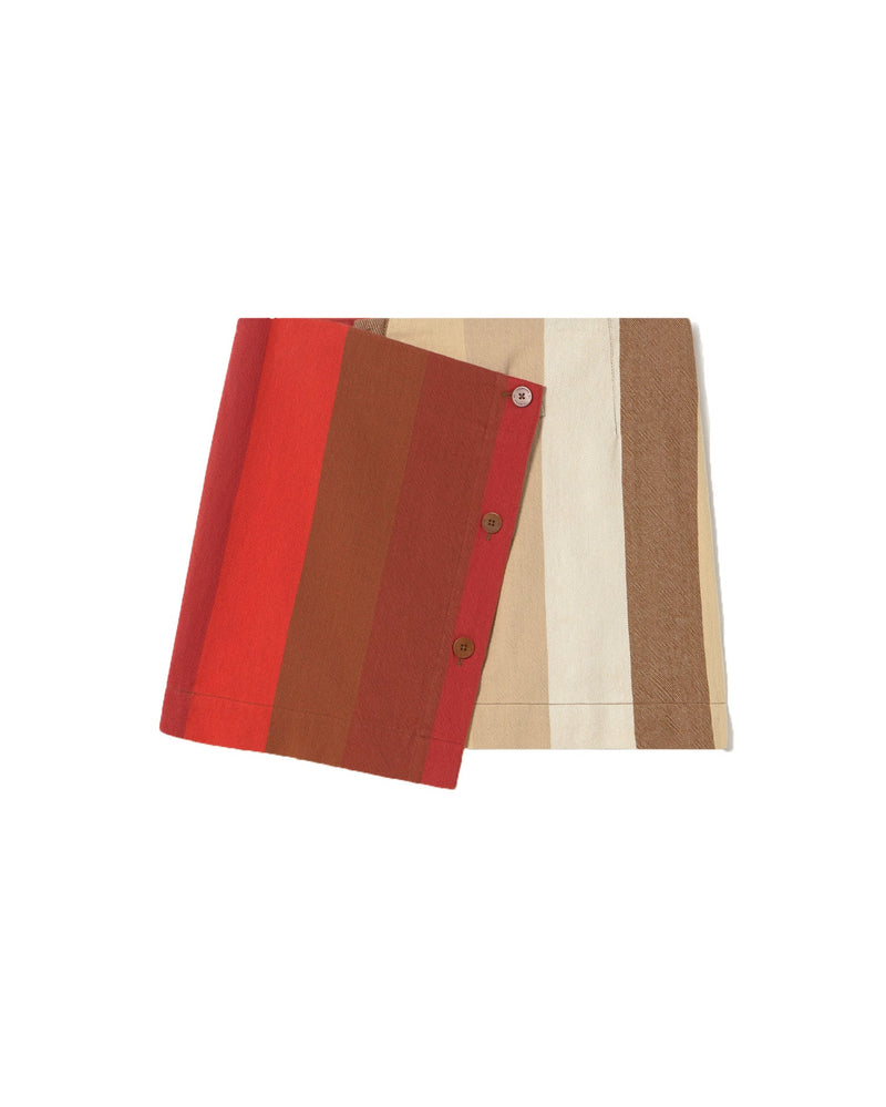 Falda cruzada sandfire multicolor Iggy sostenible - silueta 1