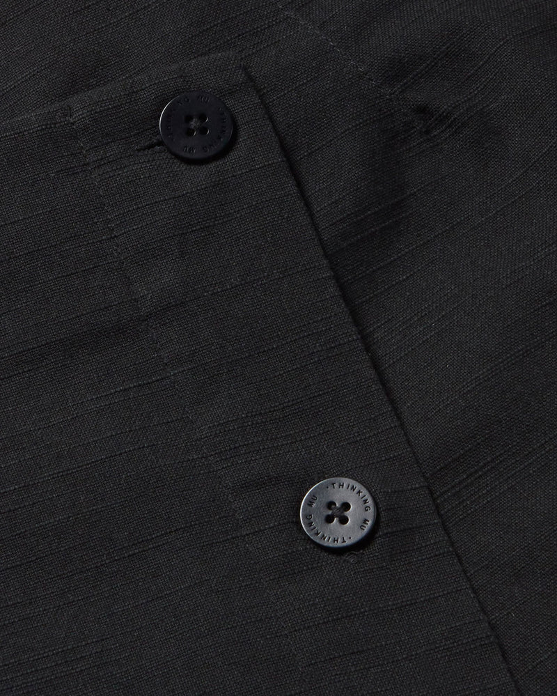 Falda cruzada negra Iggy sostenible - silueta 3