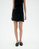 Falda cruzada negra Iggy sostenible-1